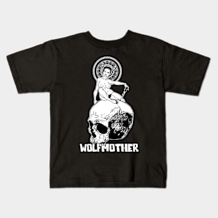 Wolfmother skull Kids T-Shirt